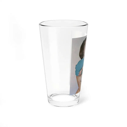 June Palmer #75 - Topless (Vintage Female Icon) Pint Glass 16oz - Go Mug Yourself
