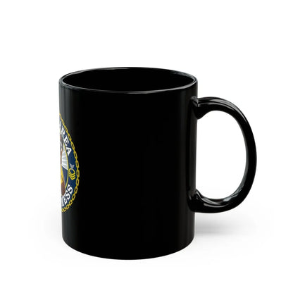 Juneau Area Chief Mess (U.S. Coast Guard) Black Coffee Mug-Go Mug Yourself