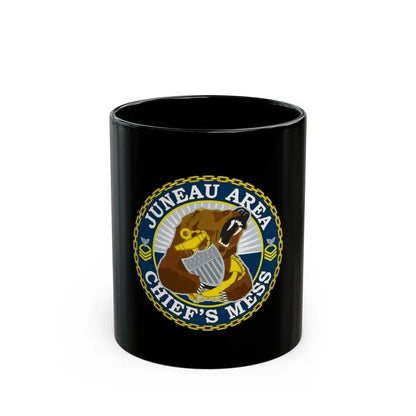 Juneau Area Chief Mess (U.S. Coast Guard) Black Coffee Mug 11oz - Go Mug Yourself