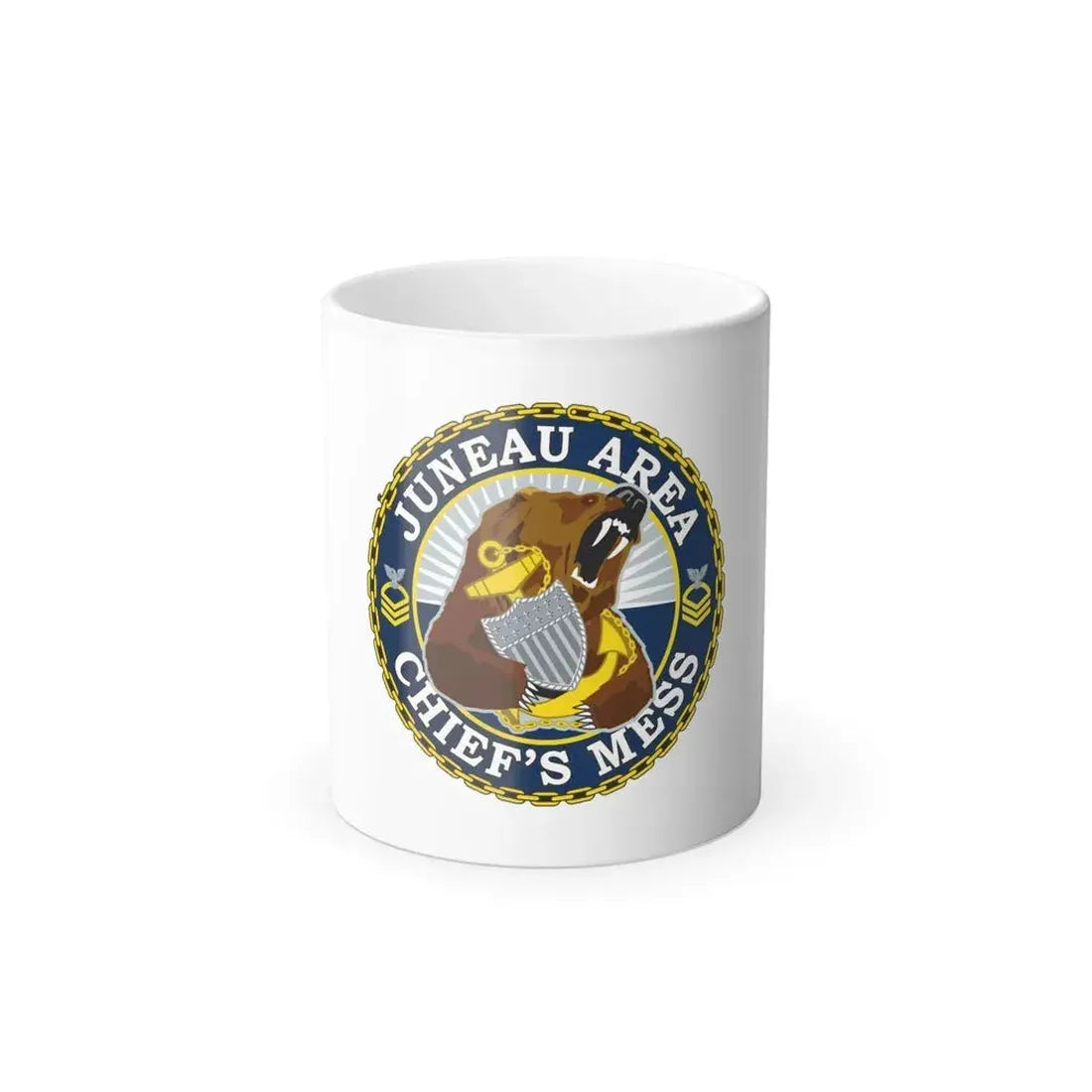 Juneau Area Chief Mess (U.S. Coast Guard) Color Changing Coffee Mug 11oz - Go Mug Yourself