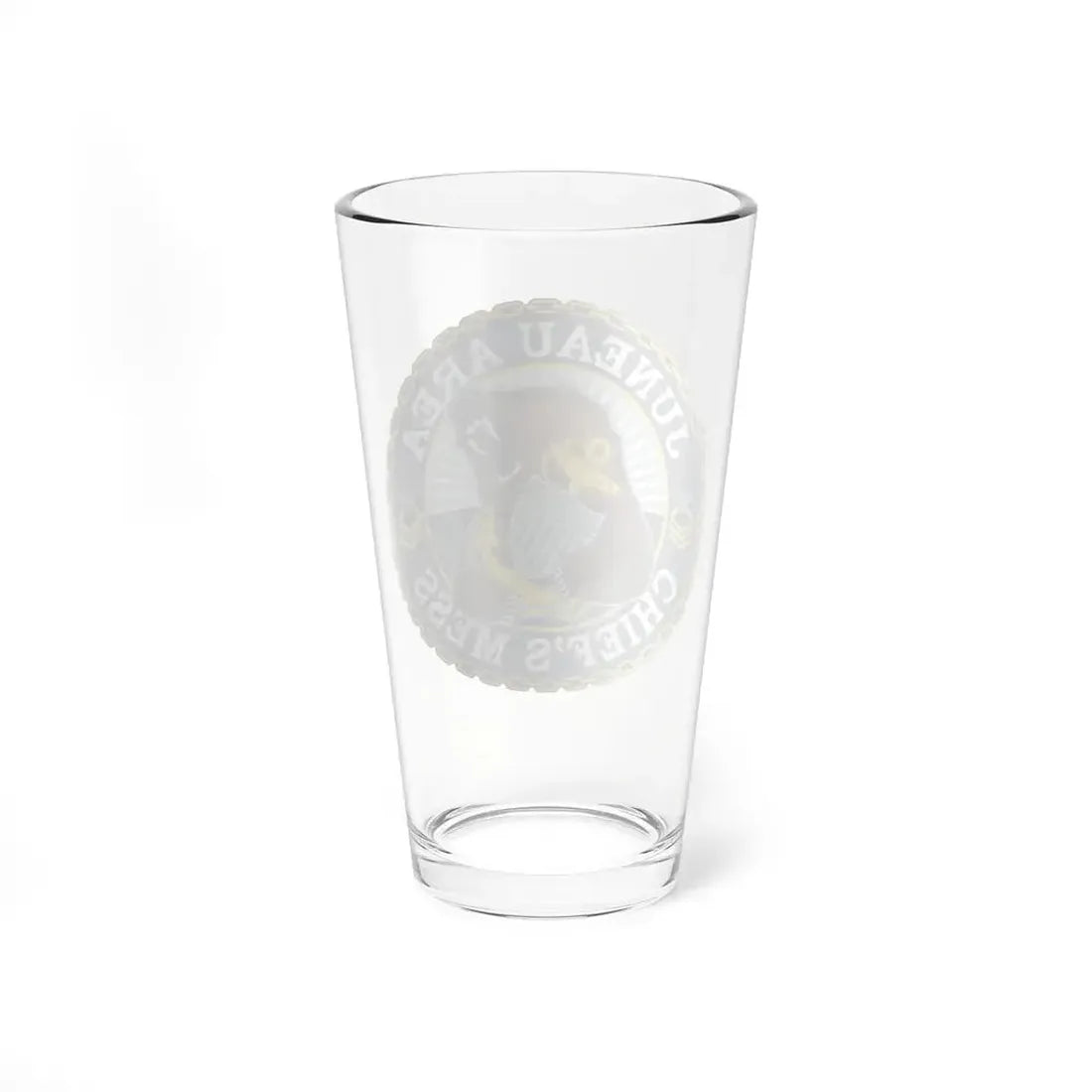 Juneau Area Chief Mess (U.S. Coast Guard) Pint Glass 16oz - Go Mug Yourself