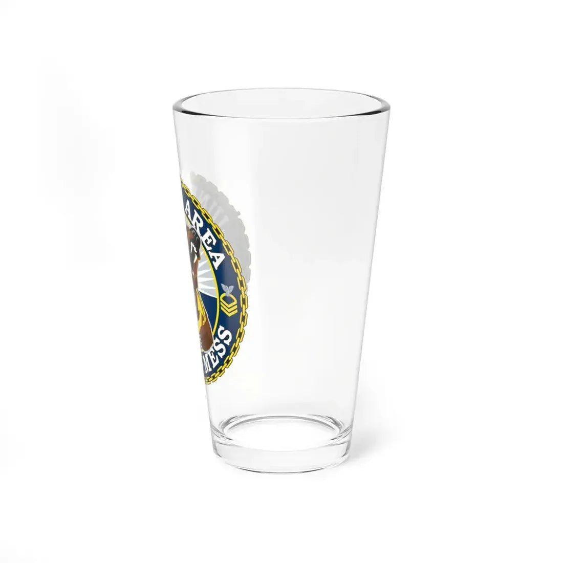 Juneau Area Chief Mess (U.S. Coast Guard) Pint Glass 16oz - Go Mug Yourself