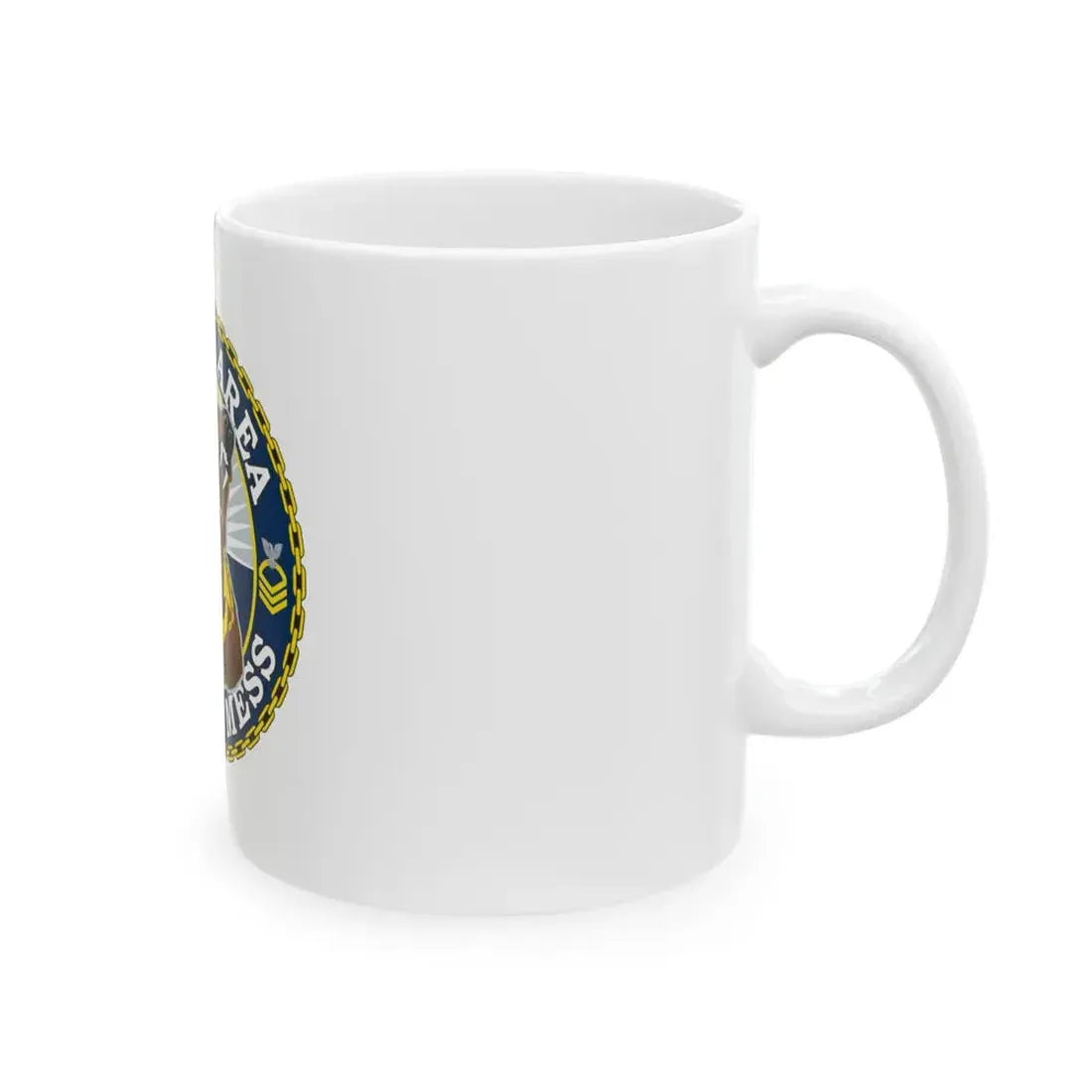 Juneau Area Chief Mess (U.S. Coast Guard) White Coffee Mug - Go Mug Yourself