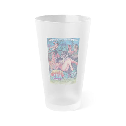 JUNGLE BLUE 1978 Movie Poster - Frosted Pint Glass 16oz-16oz-Frosted-Go Mug Yourself