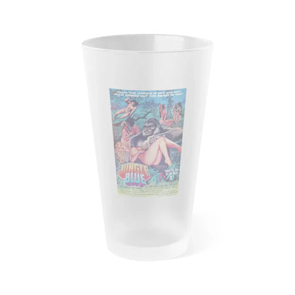 JUNGLE BLUE 1978 Movie Poster - Frosted Pint Glass 16oz 16oz Frosted - Go Mug Yourself