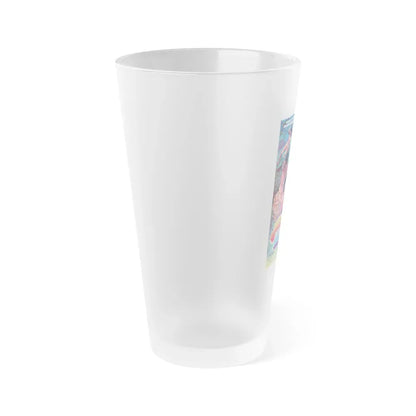 JUNGLE BLUE 1978 Movie Poster - Frosted Pint Glass 16oz - Go Mug Yourself
