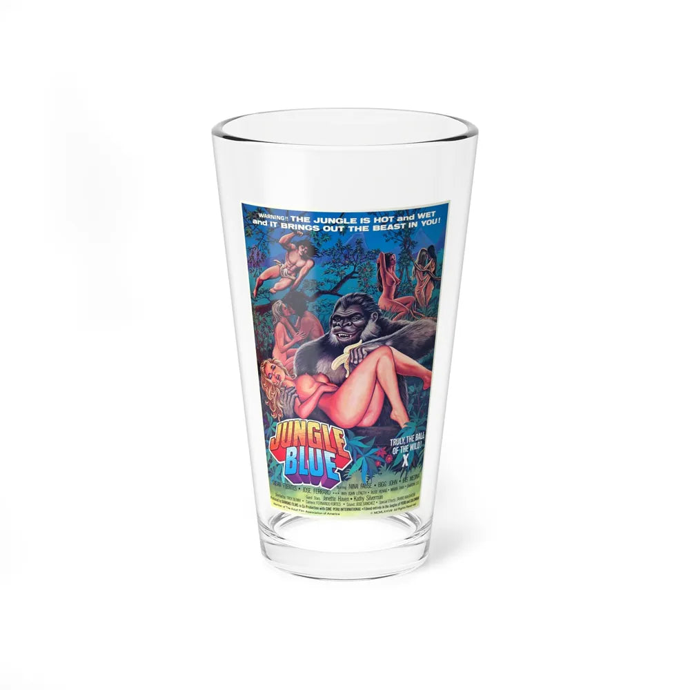 JUNGLE BLUE 1978 Movie Poster - Pint Glass 16oz-16oz-Go Mug Yourself