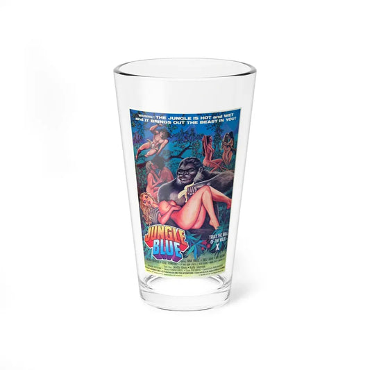 JUNGLE BLUE 1978 Movie Poster - Pint Glass 16oz 16oz - Go Mug Yourself
