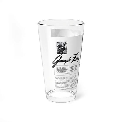 Jungle Fury, Animal Life, May 1954 - Pint Glass 16oz-Go Mug Yourself