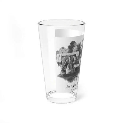 Jungle Haven (1), The American Boy, July 1933 - Pint Glass 16oz-Go Mug Yourself