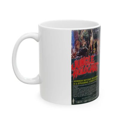 JUNGLE HOLOCAUST (VHS COVER) - White Coffee Mug-Go Mug Yourself