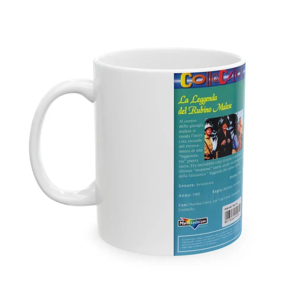 JUNGLE RAIDERS (VHS COVER) - White Coffee Mug - Go Mug Yourself