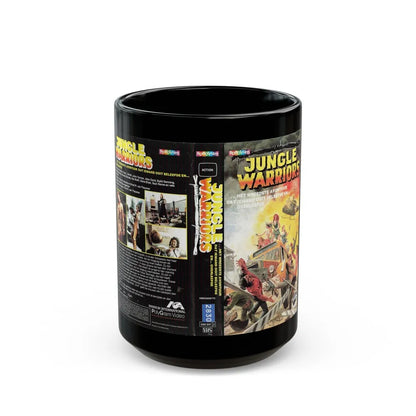 JUNGLE WARRIORS (VHS COVER) - Black Coffee Mug-15oz-Go Mug Yourself