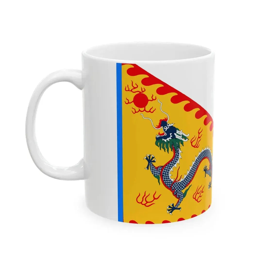 Junk Boat Flag (China) White Coffee Mug - Go Mug Yourself
