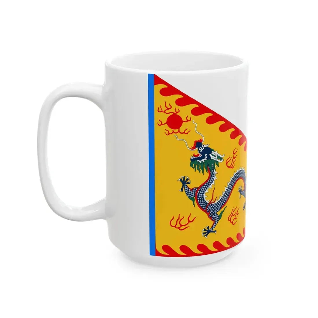 Junk Boat Flag (China) White Coffee Mug - Go Mug Yourself