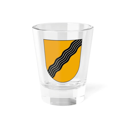 Juodupės herbas (Lithuania) (Coat of Arms) Shot Glass 1.5oz 1.5oz - Go Mug Yourself
