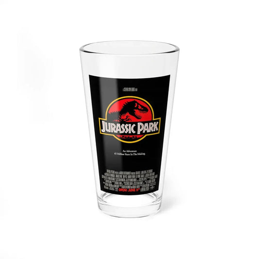 JURASSIC PARK 1993 Movie Poster - Pint Glass 16oz 16oz - Go Mug Yourself