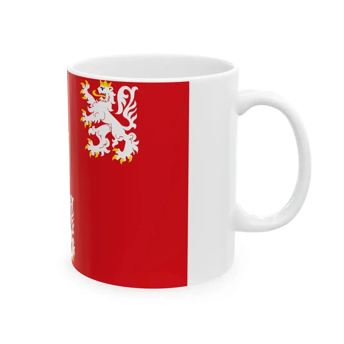 Jurbeke vlag (Belgium) White Coffee Mug - Go Mug Yourself