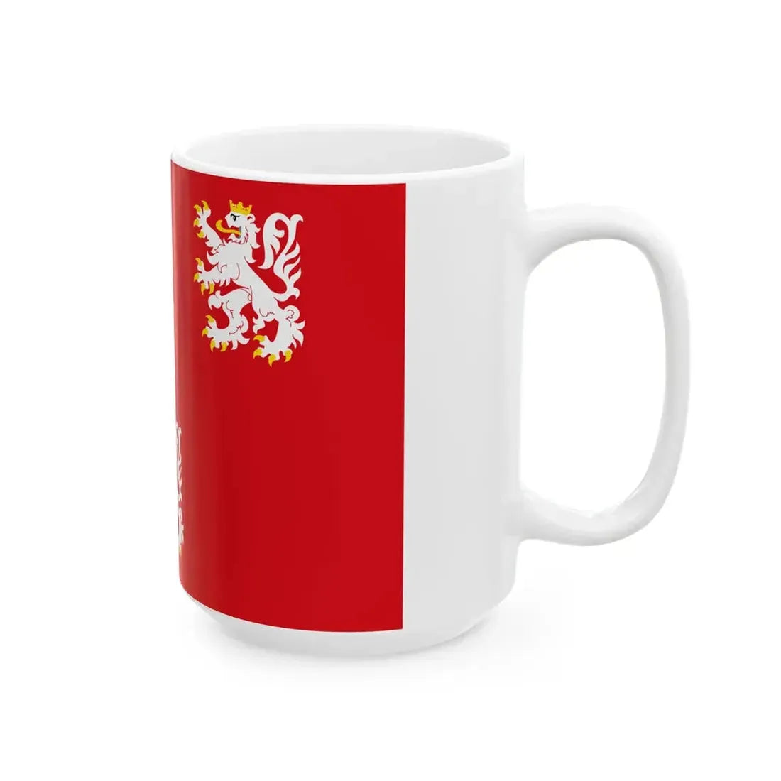 Jurbeke vlag (Belgium) White Coffee Mug - Go Mug Yourself
