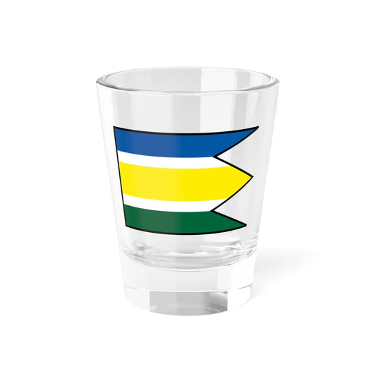Jurkova Vola Svidnik Flag (Slovakia) Shot Glass 1.5oz 1.5oz - Go Mug Yourself