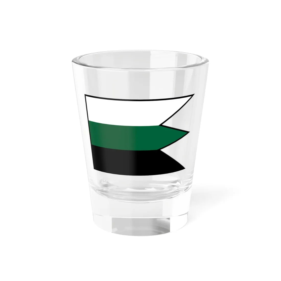 Juskova Vola Vranov Nad Toplou Flag (Slovakia) Shot Glass 1.5oz 1.5oz - Go Mug Yourself
