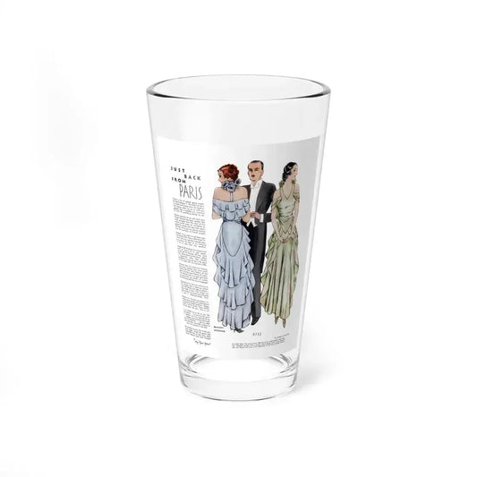 Just Back From Paris, McCall's, December 1931 - Pint Glass 16oz 16oz - Go Mug Yourself