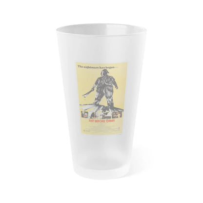 JUST BEFORE DAWN 1981 Movie Poster - Frosted Pint Glass 16oz-16oz-Frosted-Go Mug Yourself