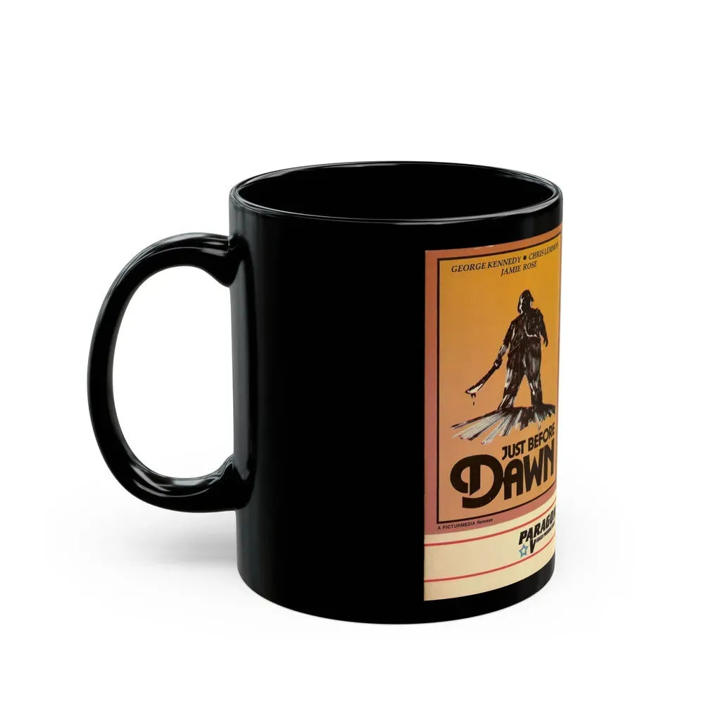 JUST BEFORE DAWN PARAGON VIDEO (VHS COVER) - Black Coffee Mug - Go Mug Yourself