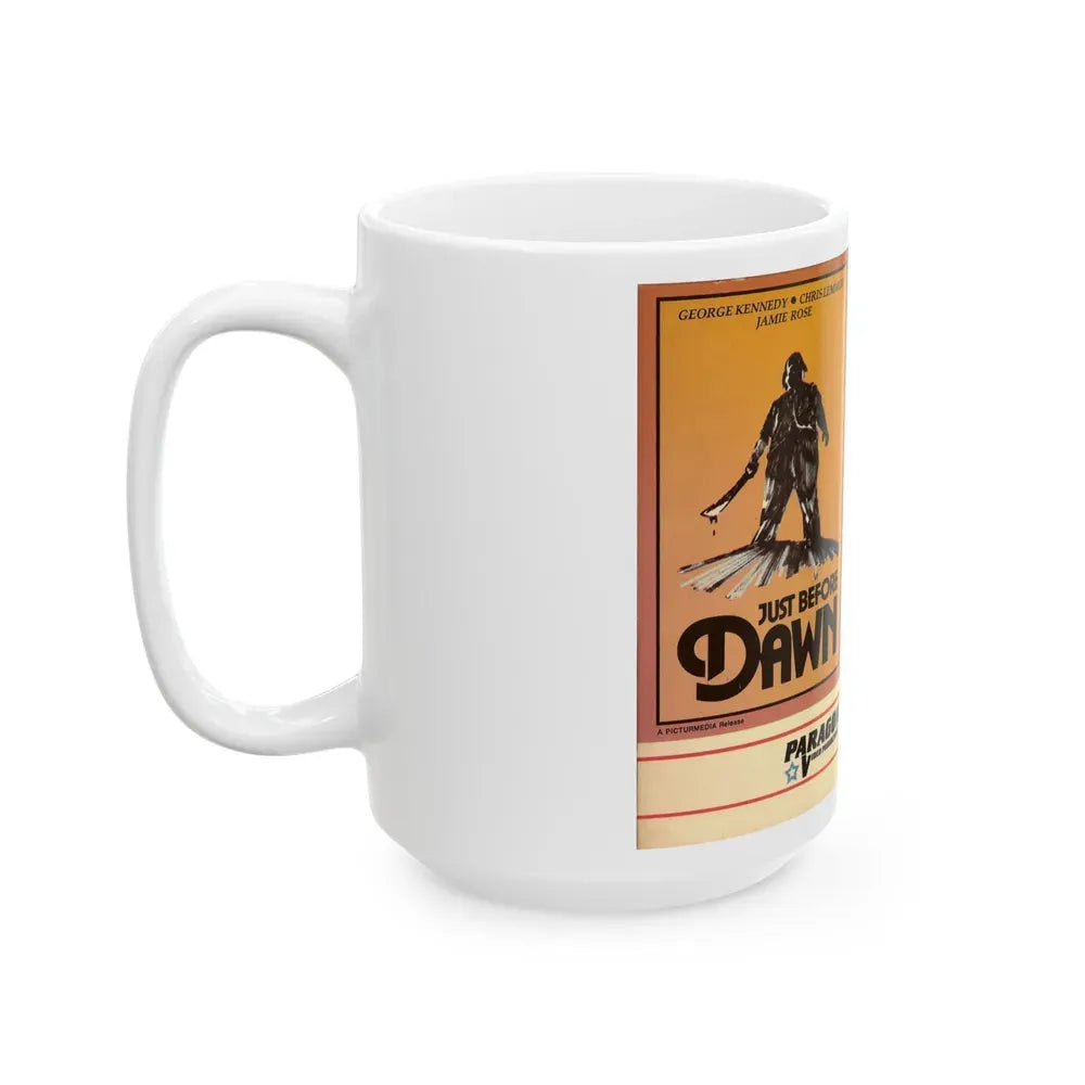JUST BEFORE DAWN PARAGON VIDEO (VHS COVER) - White Coffee Mug - Go Mug Yourself