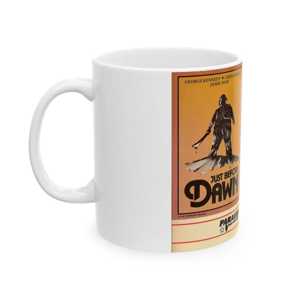 JUST BEFORE DAWN PARAGON VIDEO (VHS COVER) - White Coffee Mug - Go Mug Yourself
