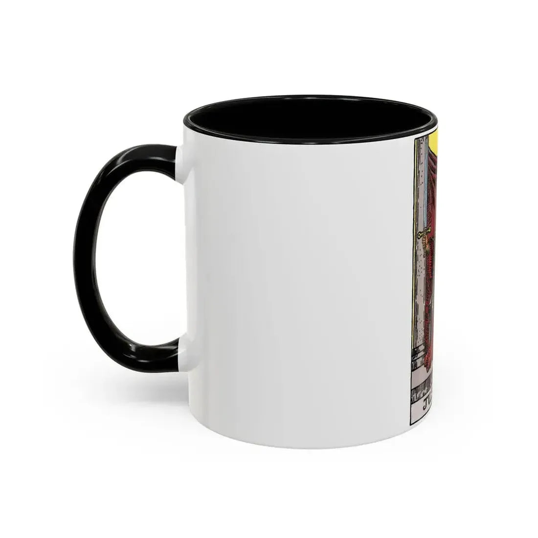 Justice (Tarot Card) Accent Coffee Mug - Go Mug Yourself