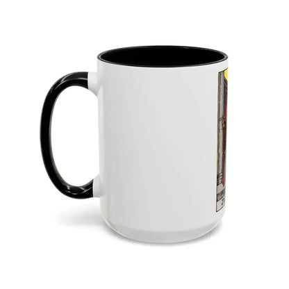 Justice (Tarot Card) Accent Coffee Mug - Go Mug Yourself