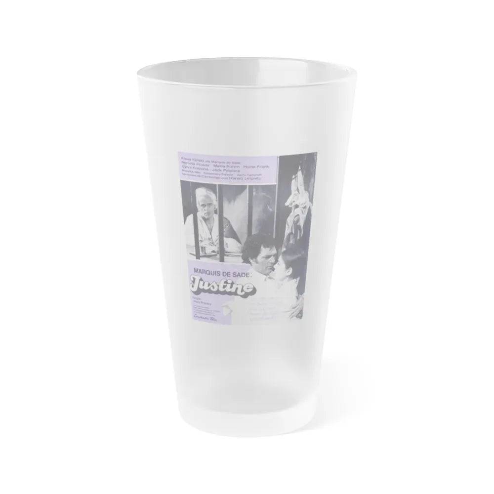 JUSTINE (2) 1969 Movie Poster - Frosted Pint Glass 16oz-16oz-Frosted-Go Mug Yourself