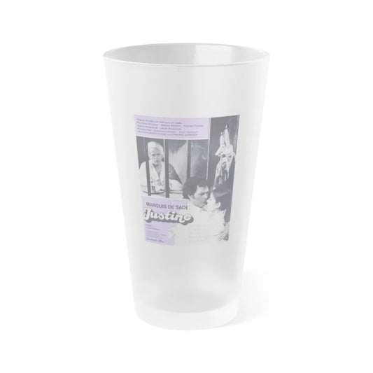 JUSTINE (2) 1969 Movie Poster - Frosted Pint Glass 16oz-16oz-Frosted-Go Mug Yourself