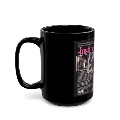 JUSTINE (VHS COVER) - Black Coffee Mug - Go Mug Yourself