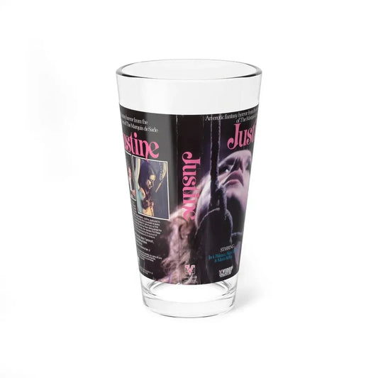 JUSTINE (VHS COVER) Pint Glass 16oz 16oz - Go Mug Yourself