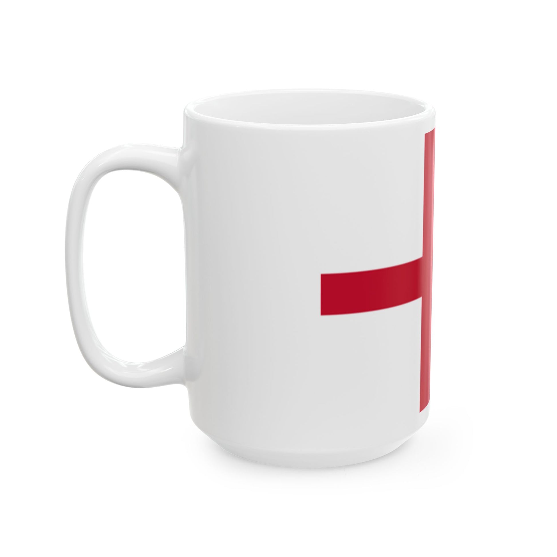 Jutland flag proposal (Denmark) White Coffee Mug-Go Mug Yourself