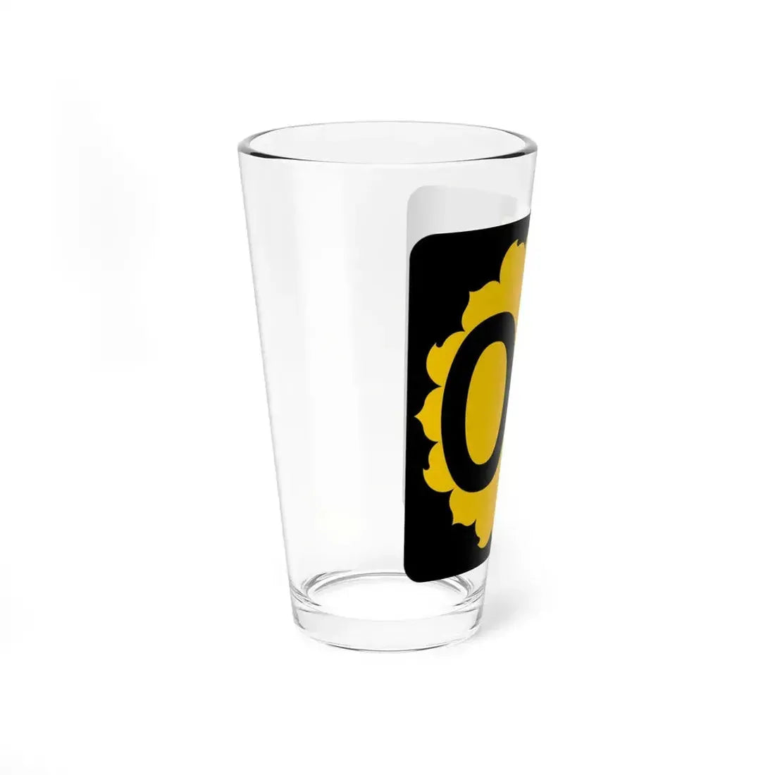 K-00 template (Kansas) (Road Sign) Pint Glass 16oz - Go Mug Yourself