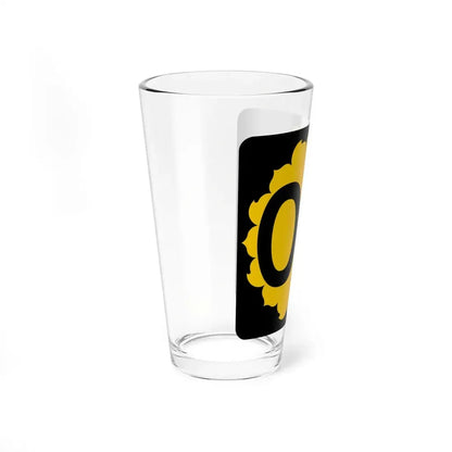 K-00 template (Kansas) (Road Sign) Pint Glss 16oz - Go Mug Yourself