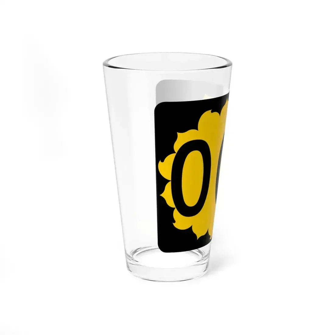 K-000 template (Kansas) (Road Sign) Pint Glass 16oz - Go Mug Yourself