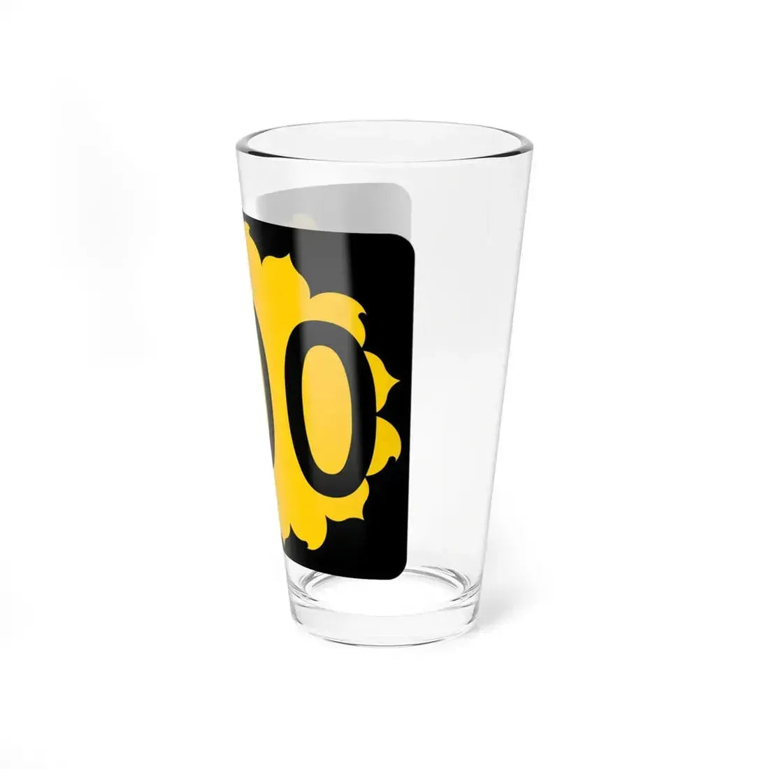 K-000 template (Kansas) (Road Sign) Pint Glass 16oz - Go Mug Yourself