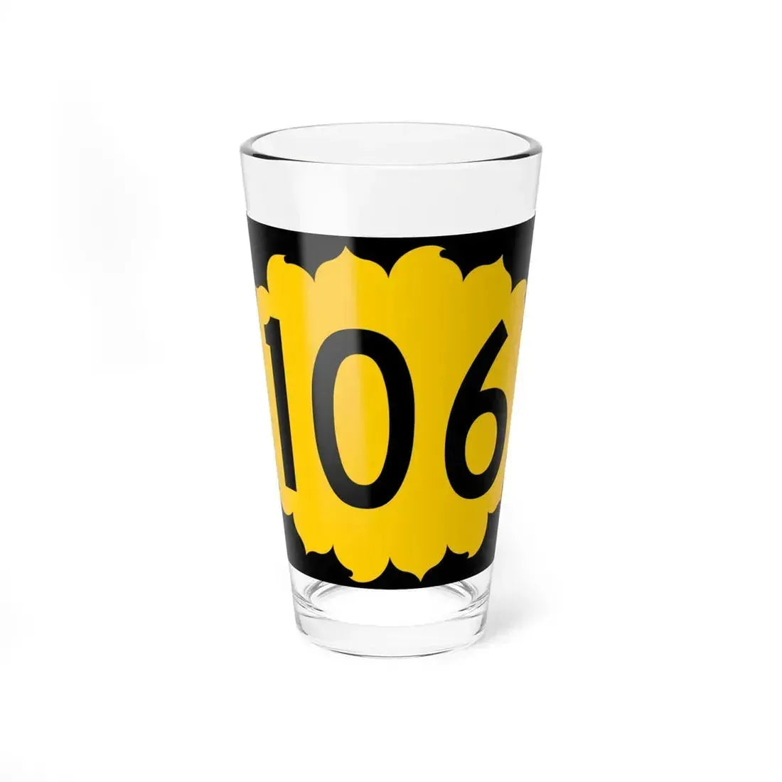 K-106 (Kansas) (Road Sign) Pint Glass 16oz 16oz - Go Mug Yourself