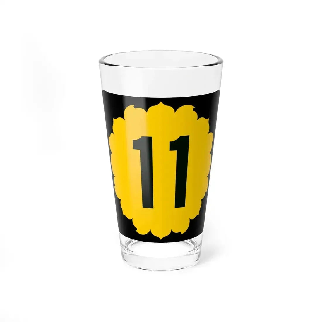 K-11 (Kansas) (Road Sign) Pint Glass 16oz 16oz - Go Mug Yourself