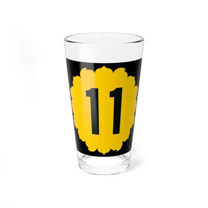 K-11 (Kansas) (Road Sign) Pint Glass 16oz 16oz - Go Mug Yourself