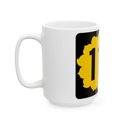 K-112 (Kansas) (Road Sign) White Coffee Mug - Go Mug Yourself
