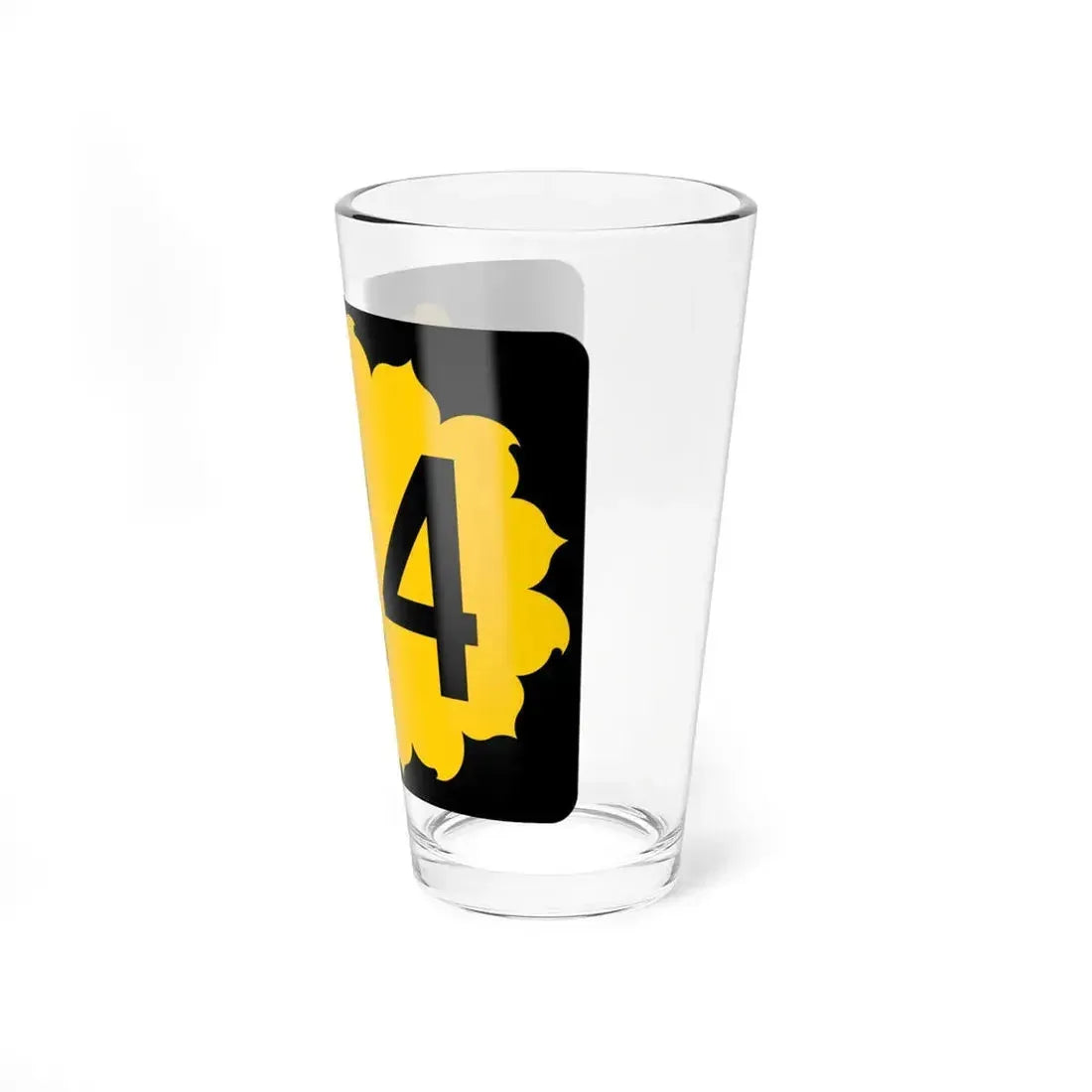 K-124 (Kansas) (Road Sign) Pint Glass 16oz - Go Mug Yourself