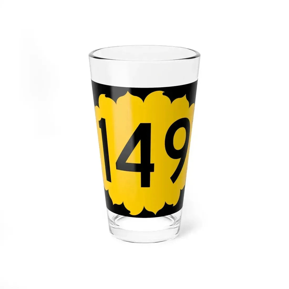 K-149 (Kansas) (Road Sign) Pint Glass 16oz 16oz - Go Mug Yourself