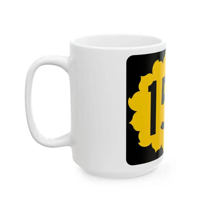 K-150 (Kansas) (Road Sign) White Coffee Mug - Go Mug Yourself