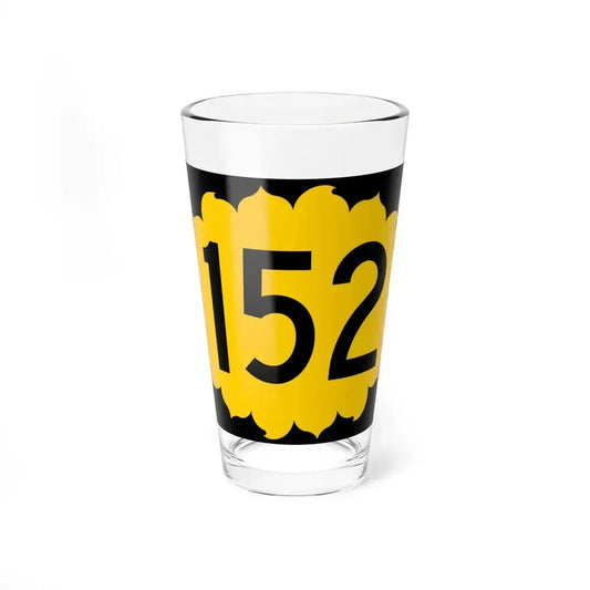 K-152 (Kansas) (Road Sign) Pint Glass 16oz 16oz - Go Mug Yourself