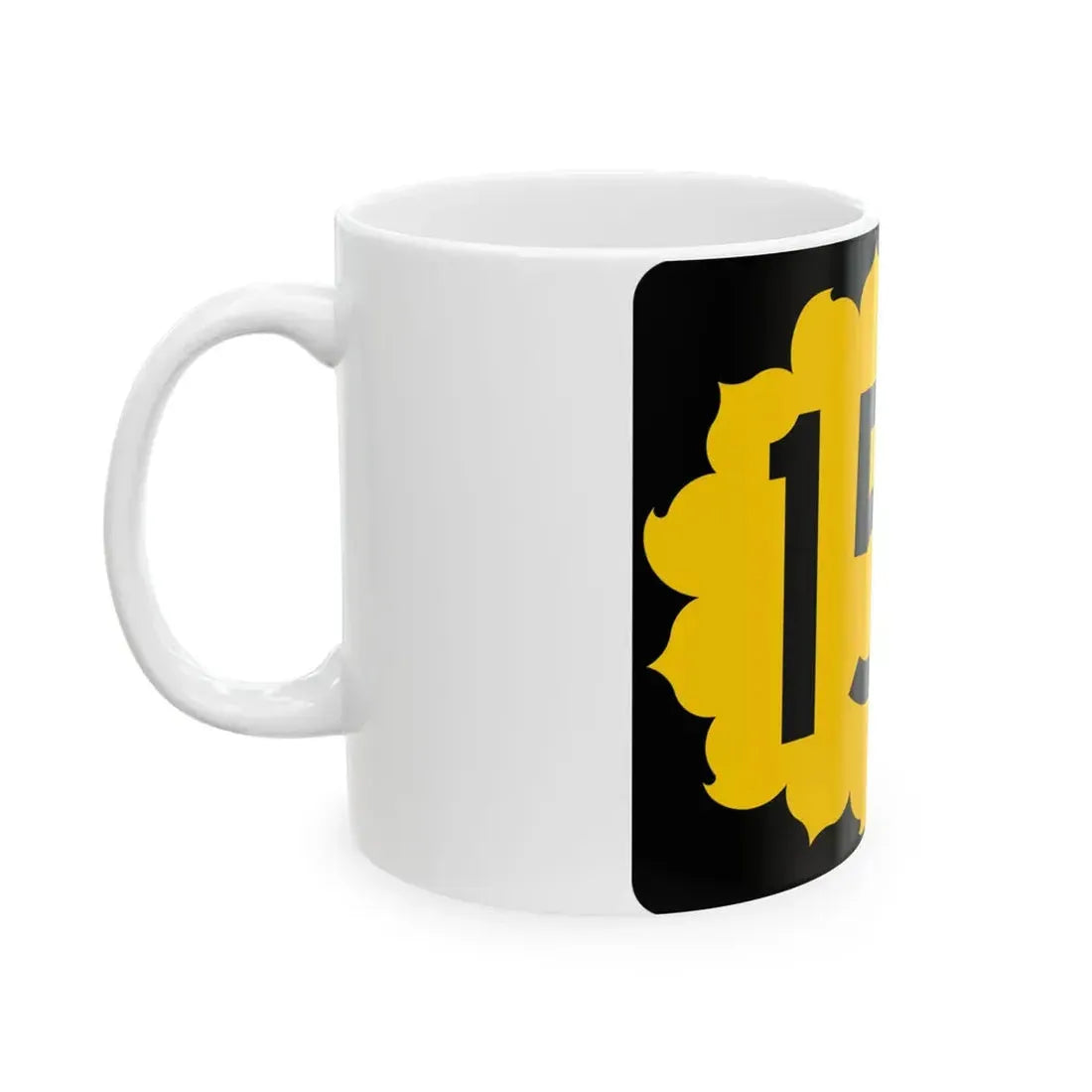 K-158 (Kansas) (Road Sign) White Coffee Mug - Go Mug Yourself